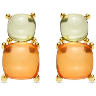 Luxenter Tosab Ohrringe aus 18 Karat Gelbgold Mehrfarben Einheitsgröße Luxenter Tosab Ohrringe aus 18 Karat Gelbgold Mehrfarben Einheitsgröße