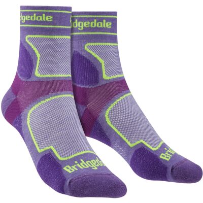Bridgedale Damen Ultralight Merino Socken - Lila Nylon - Größe 3-4.5 - Socken Bridgedale Damen Ultralight Merino Socken - Lila Nylon - Größe 3-4.5 - Socken