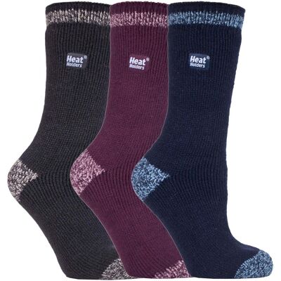 HEAT HOLDERS - 3er-Pack Multipack Damen Isolierte Thermo-Socken für den Winter - Catania Mehrfarben EU 37 - 42 HEAT HOLDERS - 3er-Pack Multipack Damen Isolierte Thermo-Socken für den Winter - Catania Mehrfarben EU 37 - 42