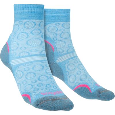 Bridgedale Damen Merino Wool Wandersocken - Ultraleicht - Blau, Größe 7-8.5 UK Bridgedale Damen Merino Wool Wandersocken - Ultraleicht - Blau, Größe 7-8.5 UK