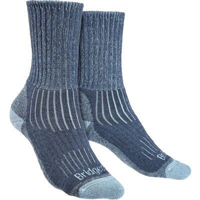 Bridgedale - Damen Wandern Midweight Merinowolle Socken - Blau Blau Bridgedale - Damen Wandern Midweight Merinowolle Socken - Blau Blau