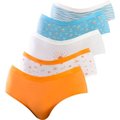 Dim Pack-5 Frauen Baumwolle Stretch Komfort Höschen D4C17 Mehrfarben S Dim Pack-5 Frauen Baumwolle Stretch Komfort Höschen D4C17 Mehrfarben S