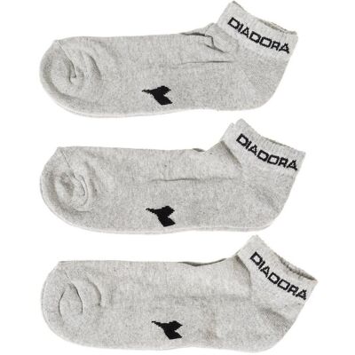 Diadora Pack-3 Graue Sportsocken - Unisex - Größe UK 2.5-5 Diadora Pack-3 Graue Sportsocken - Unisex - Größe UK 2.5-5