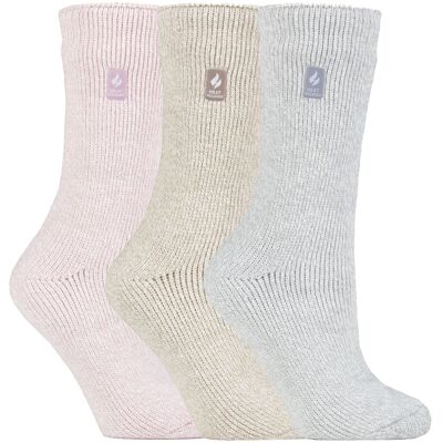 Heat Holders Damen - 3er Pack Thermosocken - Winter - Mehrfarben - EU 37-42 Heat Holders Damen - 3er Pack Thermosocken - Winter - Mehrfarben - EU 37-42