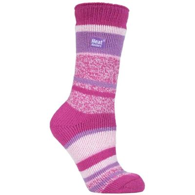 Heat Holders - Gemusterte warme Damen-Winter-Thermosocken 4-8 UK Mohn EU 37-39,5 Heat Holders - Gemusterte warme Damen-Winter-Thermosocken 4-8 UK Mohn EU 37-39,5