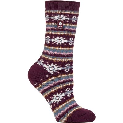 Ladies Nordic Socks Heat Holders Lite Lightweight Thermal Winter Socks for Women - Cabernet/Rose Rosa EU 37 - 42 Ladies Nordic Socks Heat Holders Lite Lightweight Thermal Winter Socks for Women - Cabernet/Rose Rosa EU 37 - 42