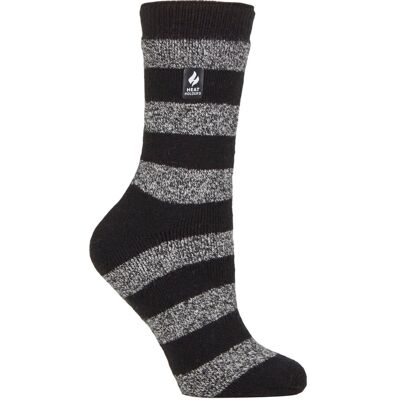 Heat Holders Lite - Isolierte Thermosocken für Damen Mehrere Designs einschließlich Argyle Streifen Herzen Sterne Warme Socken für Winter - Schwarz / Weiß (Bologna) Schwarz EU 37 - 42 Heat Holders Lite - Isolierte Thermosocken für Damen Mehrere Designs einschließlich Argyle Streifen Herzen Sterne Warme Socken für Winter - Schwarz / Weiß (Bologna) Schwarz EU 37 - 42