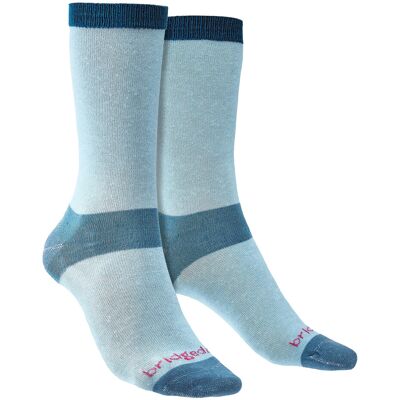 Bridgedale - 2er Pack Liner Base Layer Boot Socks - Sky Blau Bridgedale - 2er Pack Liner Base Layer Boot Socks - Sky Blau