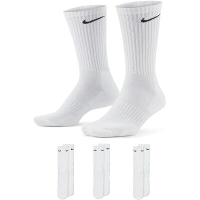 Nike Herren Cushion Crew Trainingsocken - Weiß - Größe UK 8-11 Nike Herren Cushion Crew Trainingsocken - Weiß - Größe UK 8-11