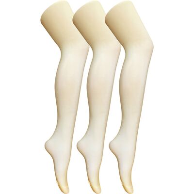 Sock Snob 3 Paar Multipack Damen farbige undurchsichtige 80 Denier Strumpfhosen Socken Snob Einfarbige Block Farbe Strumpfhosen - Creme Creme XL Sock Snob 3 Paar Multipack Damen farbige undurchsichtige 80 Denier Strumpfhosen Socken Snob Einfarbige Block Farbe Strumpfhosen - Creme Creme XL