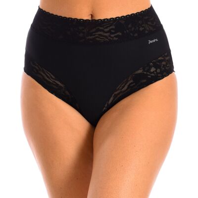 Janira SOFT LACE hohe Stil und Formung Höschen 1030473 Frau Schwarz L Janira SOFT LACE hohe Stil und Formung Höschen 1030473 Frau Schwarz L