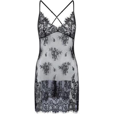 Lingadore Chemise aus Spitze Schwarz S Lingadore Chemise aus Spitze Schwarz S