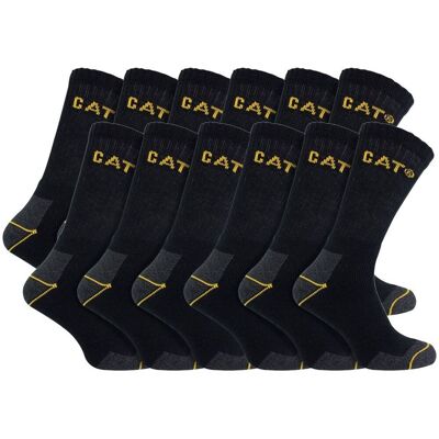 Caterpillar 12er-Pack Unisex Schwerlast-Arbeitsstrümpfe für Stahlkappenstiefel Marine Caterpillar 12er-Pack Unisex Schwerlast-Arbeitsstrümpfe für Stahlkappenstiefel Marine