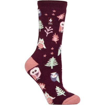 Heat Holders Damen Thermo Leichte Gemusterte Socken für den Winter Rot EU 37 - 42 Heat Holders Damen Thermo Leichte Gemusterte Socken für den Winter Rot EU 37 - 42