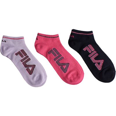 Fila Pack-3 Unsichtbare Socken F6136 für Damen Fila Pack-3 Unsichtbare Socken F6136 für Damen