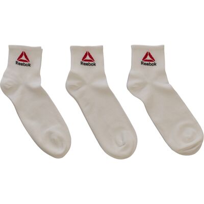 Reebok 3er-Pack D0850 Söckchen für Damen und Herren Weiß 7-8 (UK Shoe) Reebok 3er-Pack D0850 Söckchen für Damen und Herren Weiß 7-8 (UK Shoe)