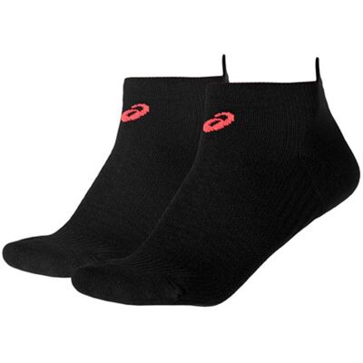 Asics 2er-Pack Damen schwarze Socken Schwarz Asics 2er-Pack Damen schwarze Socken Schwarz