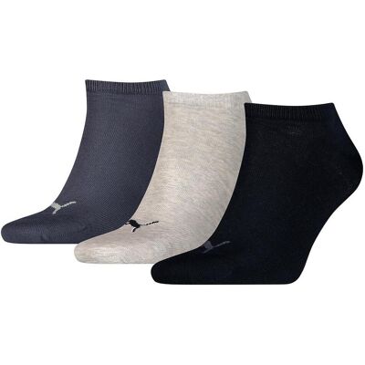 Puma Unisex Sneakersocken für Erwachsene, 3er-Pack (Marineblau/Hellgrau/Schwarz) Marine EU 46 - 48 Puma Unisex Sneakersocken für Erwachsene, 3er-Pack (Marineblau/Hellgrau/Schwarz) Marine EU 46 - 48