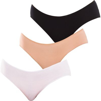 Q En 3er-Pack Damen-Bamboo-Unterhosen Q905 Mehrfarben XL Q En 3er-Pack Damen-Bamboo-Unterhosen Q905 Mehrfarben XL