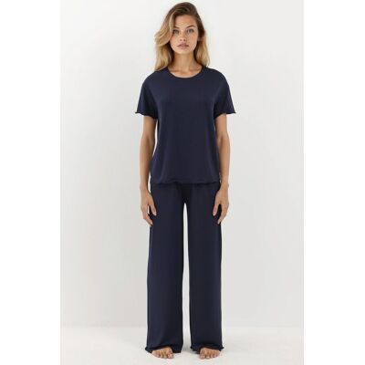 Hiccup Soft Touch Homewear Relax Fit Pyjama-Set Marine XS Hiccup Soft Touch Homewear Relax Fit Pyjama-Set Marine XS
