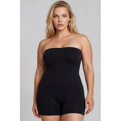 Hiccup Trägerloser Shortie-Bodysuit Schwarz S Hiccup Trägerloser Shortie-Bodysuit Schwarz S