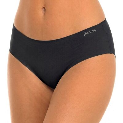 Janira Damen Shorty Slip Zero Cotton Unsichtbar 1030961 Schwarz XL Janira Damen Shorty Slip Zero Cotton Unsichtbar 1030961 Schwarz XL