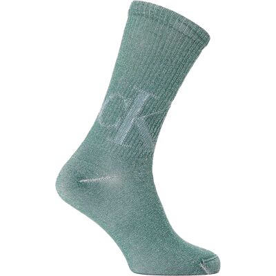 Calvin Klein - Socken für Herren/Damen Unisex (Dunkelgrün/Weiß) Dunkelgrün Einheitsgröße Calvin Klein - Socken für Herren/Damen Unisex (Dunkelgrün/Weiß) Dunkelgrün Einheitsgröße