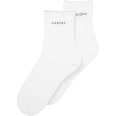 Hugo - Socken für Damen, Baumwollmischung (2er-Pack) (Weiß) Weiß EU 38,5 / UK 5,5 Hugo - Socken für Damen, Baumwollmischung (2er-Pack) (Weiß) Weiß EU 38,5 / UK 5,5