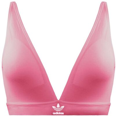 Adidas Ungefütterter Damen Pink Triangle Bra Rosa M Adidas Ungefütterter Damen Pink Triangle Bra Rosa M