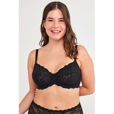 Penti Spitzen-BH mit Bügel Schwarz EU 95D / UK 42D Penti Spitzen-BH mit Bügel Schwarz EU 95D / UK 42D
