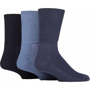 IOMI - Bambus Diabetikersocken 3er-Pack Extra Breite - Blau - Socks IOMI - Bambus Diabetikersocken 3er-Pack Extra Breite - Blau - Socks
