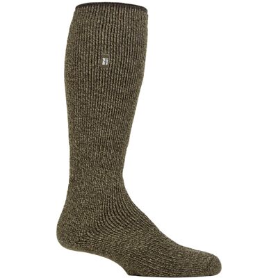 Heat Holders - Mens Long Leg Outdoor Merino Wool Thermal Socks with Reinforced Heel and Toe for Winter - Khaki Grün EU 39 - 45 Heat Holders - Mens Long Leg Outdoor Merino Wool Thermal Socks with Reinforced Heel and Toe for Winter - Khaki Grün EU 39 - 45