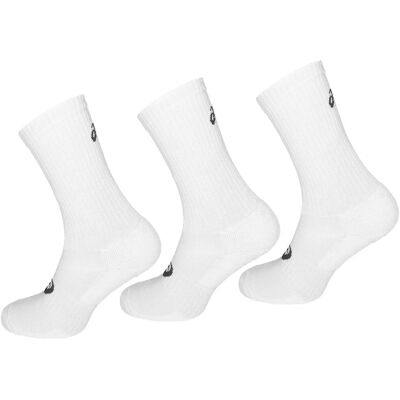 Asics – 3er-Pack einfarbige Crew-Socken für Herren in Weiß Weiß EU 35 - 38 Asics – 3er-Pack einfarbige Crew-Socken für Herren in Weiß Weiß EU 35 - 38