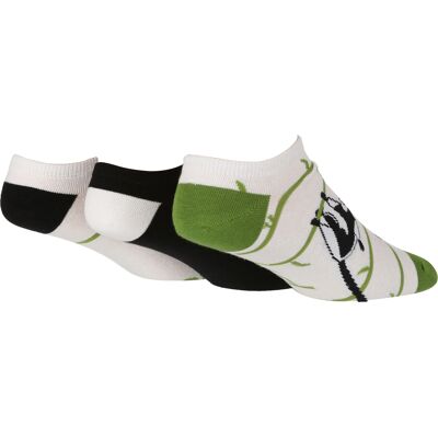 Wildfeet Wild Feet - 3 Pack Herren Neuheit gemusterten Baumwolle Trainer Socken Creme EU 41 - 45 Wildfeet Wild Feet - 3 Pack Herren Neuheit gemusterten Baumwolle Trainer Socken Creme EU 41 - 45