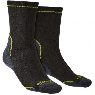 Bridgedale - Herren Wandern Leichtgewicht Boot Socken - Schwarz / Lime Schwarz EU 40 - 42 Bridgedale - Herren Wandern Leichtgewicht Boot Socken - Schwarz / Lime Schwarz EU 40 - 42