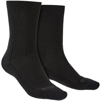 Bridgedale - Herren Wandern leichte Merino Socken - Schwarz Schwarz EU 43 - 45 Bridgedale - Herren Wandern leichte Merino Socken - Schwarz Schwarz EU 43 - 45
