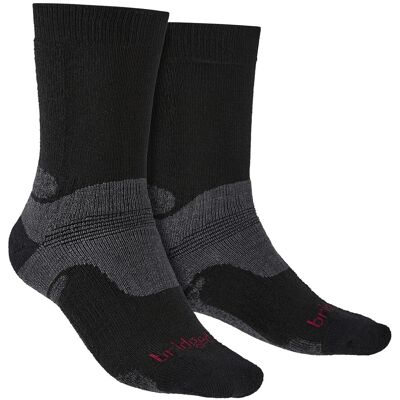 Bridgedale - Herren Wandern Midweight Merinowolle Socken - schwarz Schwarz EU 40 - 42 Bridgedale - Herren Wandern Midweight Merinowolle Socken - schwarz Schwarz EU 40 - 42