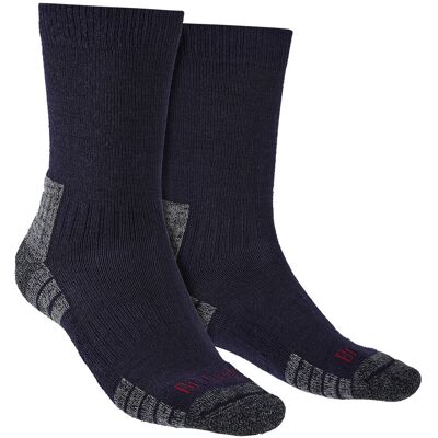 Bridgedale - Leichte Merino-Socken für Herren zum Wandern - Navy / Grau Marine EU 43 - 45 Bridgedale - Leichte Merino-Socken für Herren zum Wandern - Navy / Grau Marine EU 43 - 45
