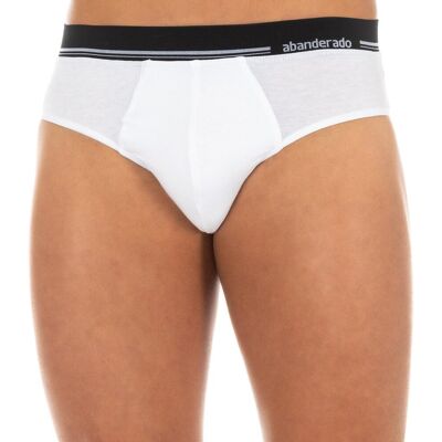 Abanderado Anatomischer Slip für Männer aus atmungsaktivem Gewebe A077H Weiß L Abanderado Anatomischer Slip für Männer aus atmungsaktivem Gewebe A077H Weiß L