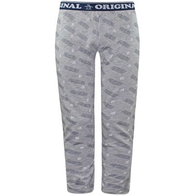 Original Penguin Lounge Mens Grey Pyjamas Bottoms Grau L Original Penguin Lounge Mens Grey Pyjamas Bottoms Grau L