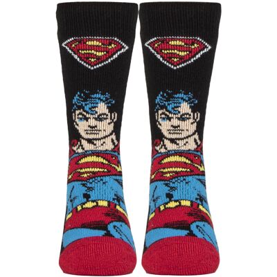 Herren Superman Socken Heat Holders Lite DC Universe Neuheit Thermosocken für Winter - Superman Schwarz EU 39 - 45 Herren Superman Socken Heat Holders Lite DC Universe Neuheit Thermosocken für Winter - Superman Schwarz EU 39 - 45