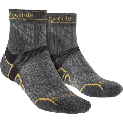 Bridgedale - Leichte Herren Laufsocken aus Merinowolle - Gunmetal Grau EU 43 - 45 Bridgedale - Leichte Herren Laufsocken aus Merinowolle - Gunmetal Grau EU 43 - 45