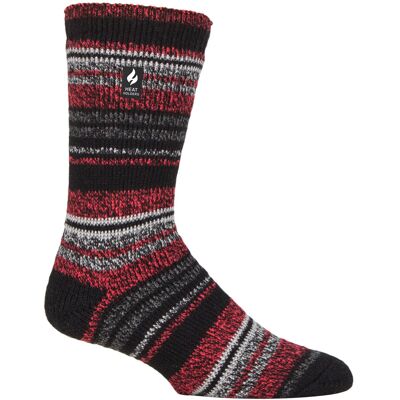 Heat Holders - Herren Extra Dicke Thermosocken für den Winter Warme Flauschige Fleeceisolierte Socken Geschenke für Männer - Schwarz (Bari) Schwarz EU 39 - 45 Heat Holders - Herren Extra Dicke Thermosocken für den Winter Warme Flauschige Fleeceisolierte Socken Geschenke für Männer - Schwarz (Bari) Schwarz EU 39 - 45