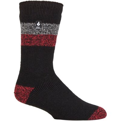 Heat Holders Wärmehalter - Herren Extra Dicke Thermosocken für den Winter Warme Flauschige Fleece Isolierte Socken Geschenke für Männer - Schwarz / Rot (Lindos) Schwarz EU 39 - 45 Heat Holders Wärmehalter - Herren Extra Dicke Thermosocken für den Winter Warme Flauschige Fleece Isolierte Socken Geschenke für Männer - Schwarz / Rot (Lindos) Schwarz EU 39 - 45