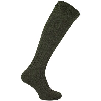 Sock Snob Herren Wolle Kilt Socken Warm Knee High Socken Atmungsaktiv Outdoor lange Stiefel Socken für Männer - Khaki Grün EU 39 - 45 Sock Snob Herren Wolle Kilt Socken Warm Knee High Socken Atmungsaktiv Outdoor lange Stiefel Socken für Männer - Khaki Grün EU 39 - 45