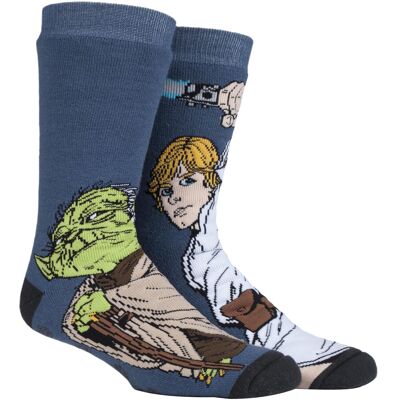 Heat Holders Wärmehalter - Herren Film & TV Thematische Thermosocken - Luke / Yoda Mehrfarben EU 39 - 45 Heat Holders Wärmehalter - Herren Film & TV Thematische Thermosocken - Luke / Yoda Mehrfarben EU 39 - 45