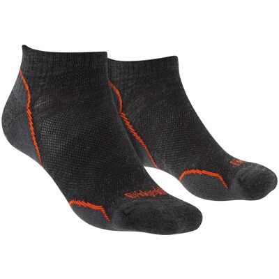 Bridgedale - Herren Wandern Merino Low Socken - Anthrazit / Orange Grau EU 40 - 42 Bridgedale - Herren Wandern Merino Low Socken - Anthrazit / Orange Grau EU 40 - 42