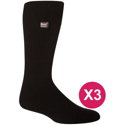 HEAT HOLDERS - 3er-Pack Herren isolierte Thermosocken für den Winter Schwarz EU 39 - 45 HEAT HOLDERS - 3er-Pack Herren isolierte Thermosocken für den Winter Schwarz EU 39 - 45