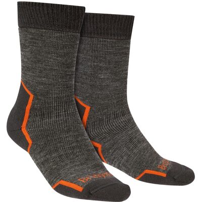 Bridgedale - Herren Socken aus schwerer Merinowolle - Anthrazit Grau EU 43 - 45 Bridgedale - Herren Socken aus schwerer Merinowolle - Anthrazit Grau EU 43 - 45