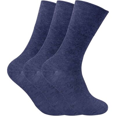 Sock Snob 3 Pack Herren nicht elastische thermische Diabetiker Socken für schlechte Durchblutung Blau EU 39 - 45 Sock Snob 3 Pack Herren nicht elastische thermische Diabetiker Socken für schlechte Durchblutung Blau EU 39 - 45